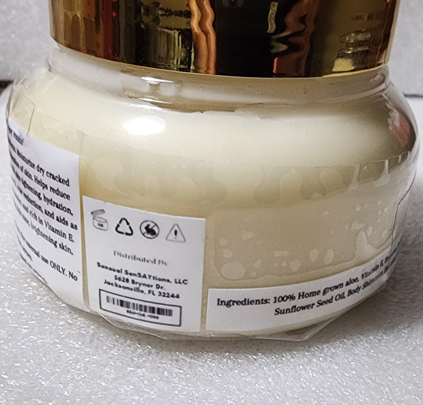 Body Glow Shimmering Body Care Butter All Natural Ingredients 8oz