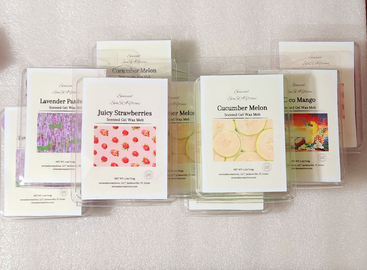 Scented Easy To Use & Clean Gel Wax Melts 2.5oz