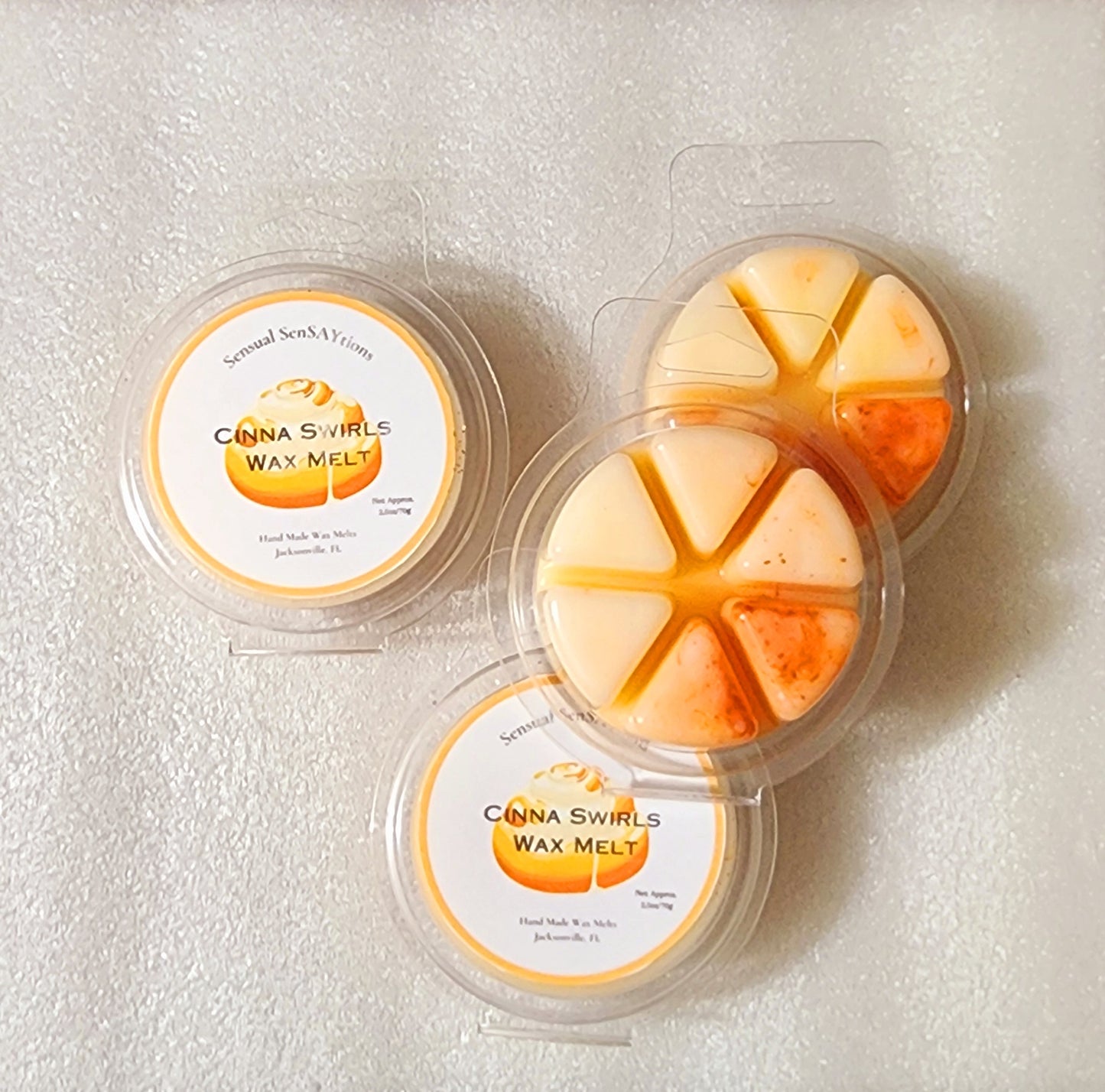 Wax Melts: Scented Round Clam Shell Aroma Room Decor Fresheners Candle Fragrance Luxury Melts