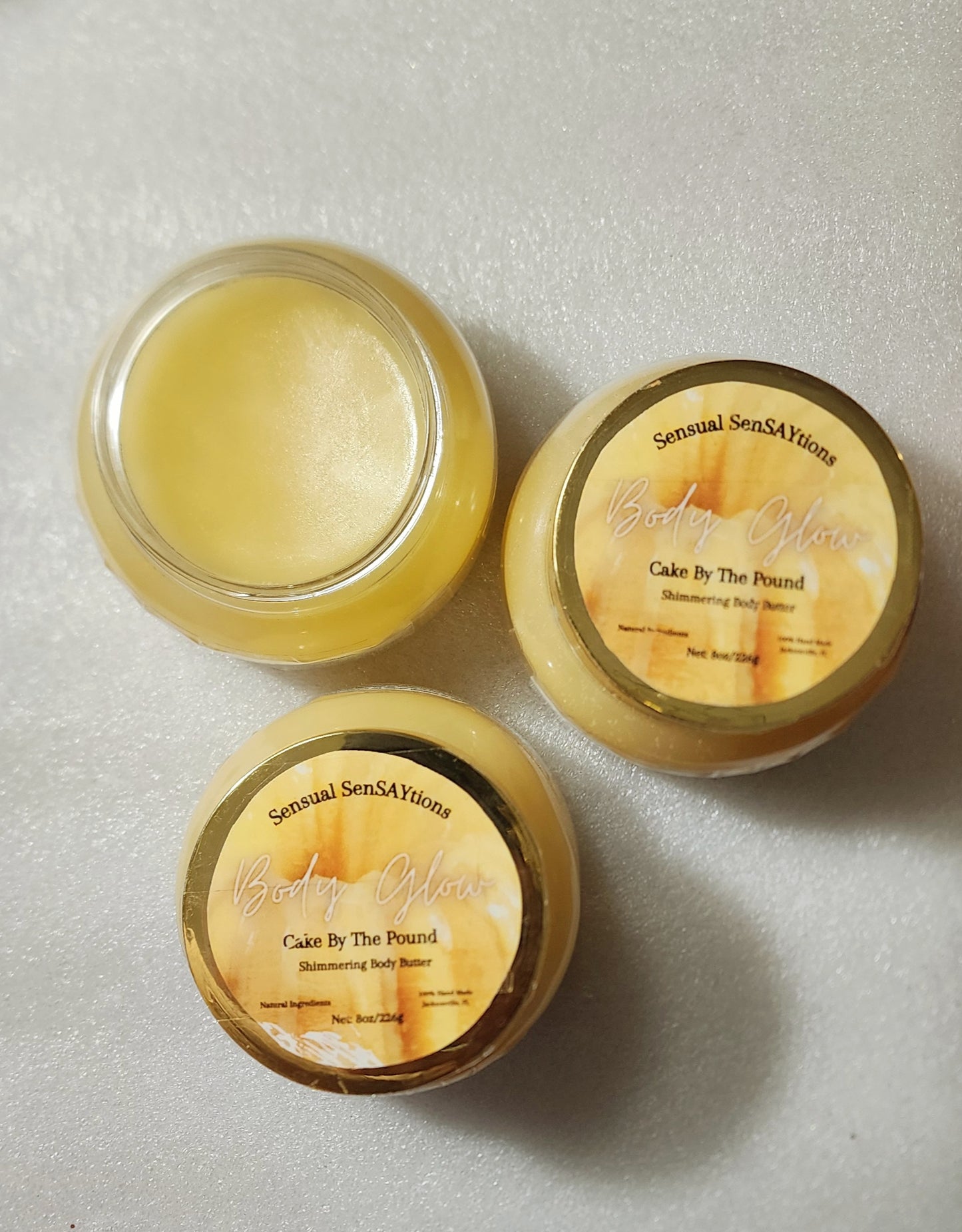 Body Glow Shimmering Body Care Butter All Natural Ingredients 8oz