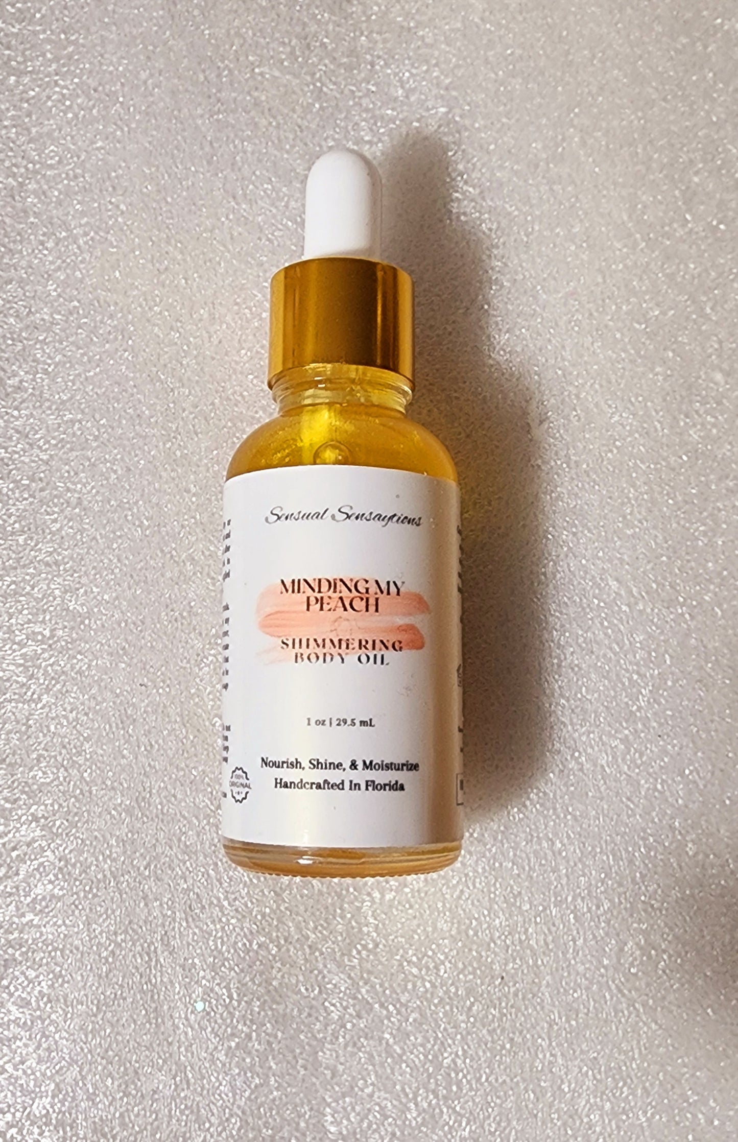 Shimmering Rejuvenating Body Serum Oil 1oz Bottle