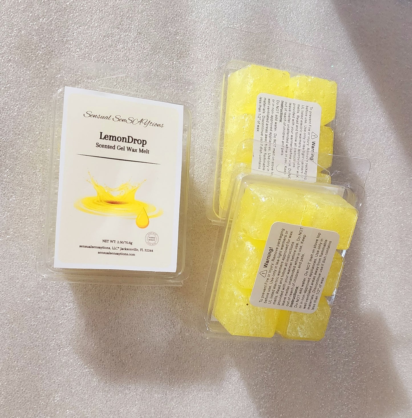 Scented Easy To Use & Clean Gel Wax Melts 2.5oz